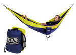 Single Hammock Navy Yellow