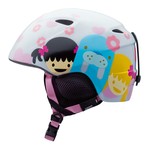 Slingshot Helmet - White Happy Girl - Kids`