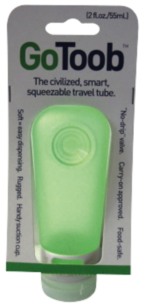 GoToob Medium (2oz)/Suction Cup LimeGrn