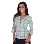 Peasant Plaid Pullover - Women`s