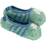 LIG Snuggle Footsies - Stripes Sof Blue