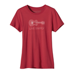 Live Simply Guitar Tee - Women`s