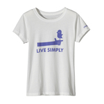 Live Simply Bird Tee - Girls`