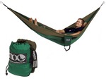 Single Hammock - Emerald/Khaki