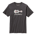 Live Simply Guitar Tee - Men`s