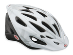 Venture Helmet - White Silver Line