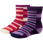 Tots Split Stripe Sock - 2 Pairs - Baby