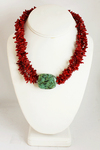 Turquoise Coral Necklace