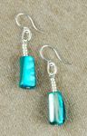 Blue Abalone Earring