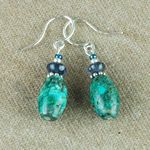 Chrysocola Earring
