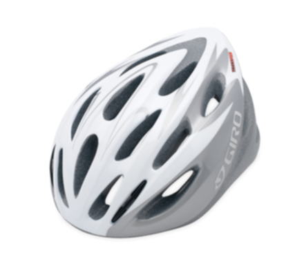Transfer Helmet Wht/Slv UnivFit NoVisor-