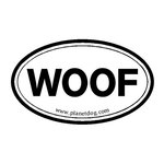 WOOF Euro Sticker