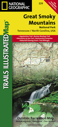 Map Great Smoky Mtns Nat Park