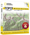 TOPO CD ROM Map Washington