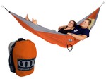 DoubleNest Hammock With Insect Shield - Orange Grey