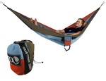 SingleNest Hammock - Blue Orange Khaki