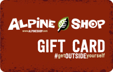 Purchase an Alpine Shop Mailed Gift Card