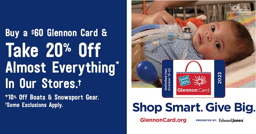 Give a Little. Save Big. 2023 Glennon Card Discount Days Return!