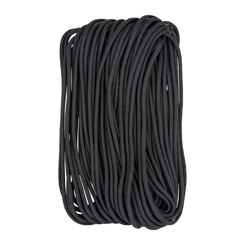 Sterling Rope 550 Type III Parachute Cord 50 ft Black