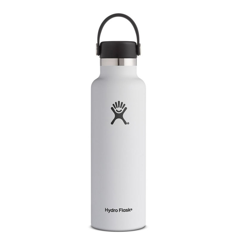 Hydro Flask Standard Mouth with Flex Cap 21 oz - White