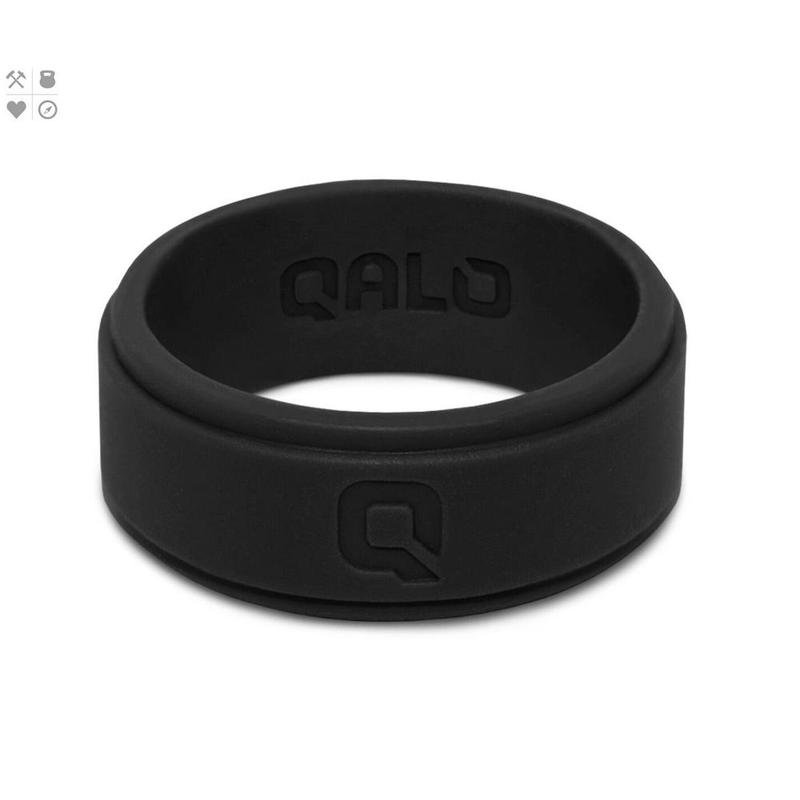 Qalo Step Edge Silicone Ring - Men`s