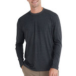 Free Fly Bamboo Midweight Long Sleeve - Men`s: HTHRBLK/115
