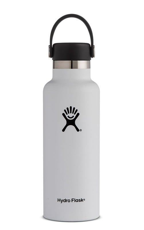 Hydro Flask Standard Mouth Bottle 18 oz - White