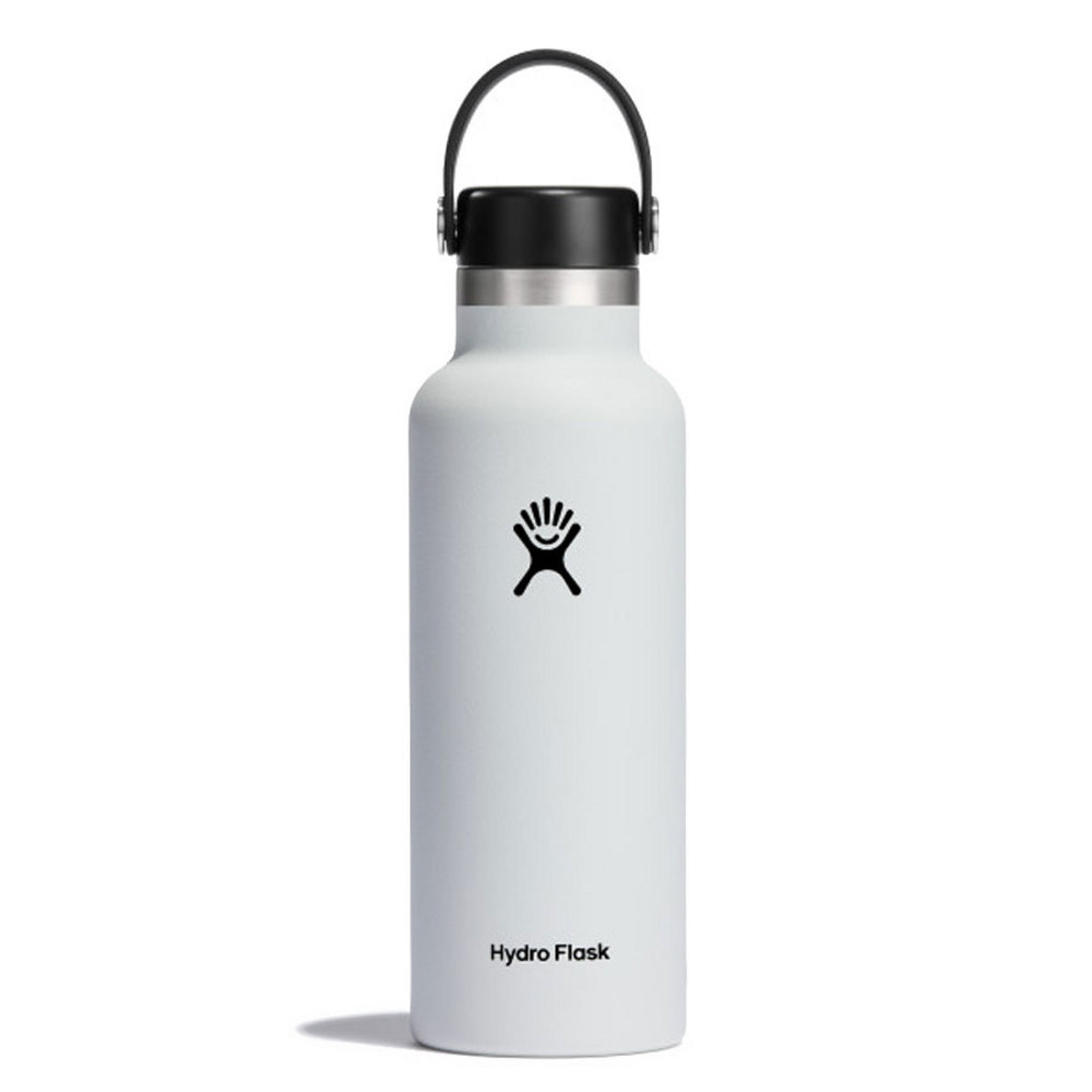 Hydro Flask Standard Mouth Bottle 18 oz - White: WHITE