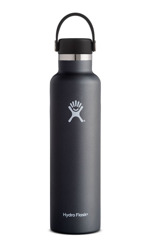 Hydro Flask Standard Mouth Bottle - 24 oz Black