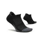 Feetures Elite Max Cushion No Show Tab Sock - Unisex: BLACK/159