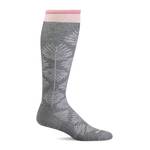Sockwell Full Floral (Moderate 15-20mm Hg)Sock - Women`s: CHARCOAL/850