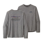 Patagonia Cap Cool Daily Graphic Long Sleeve Shirt - Men`s: SKYLINEGREY/SKFE