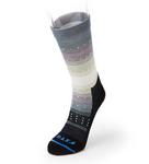 Fits Casual Crew Sock Gradient/Stripe/Dot - Women`s: BLACKNATURAL/078