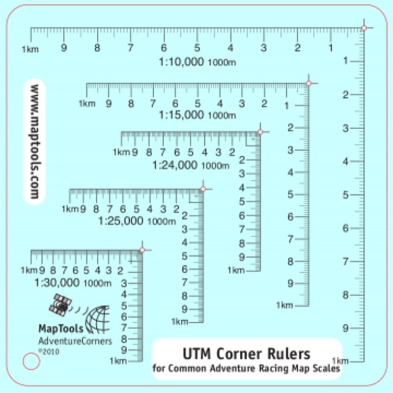 Adventure Racing Corner Rulers