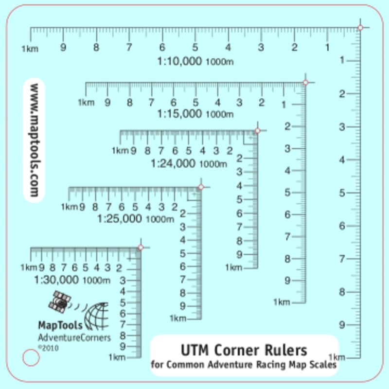 Adventure Racing Corner Rulers