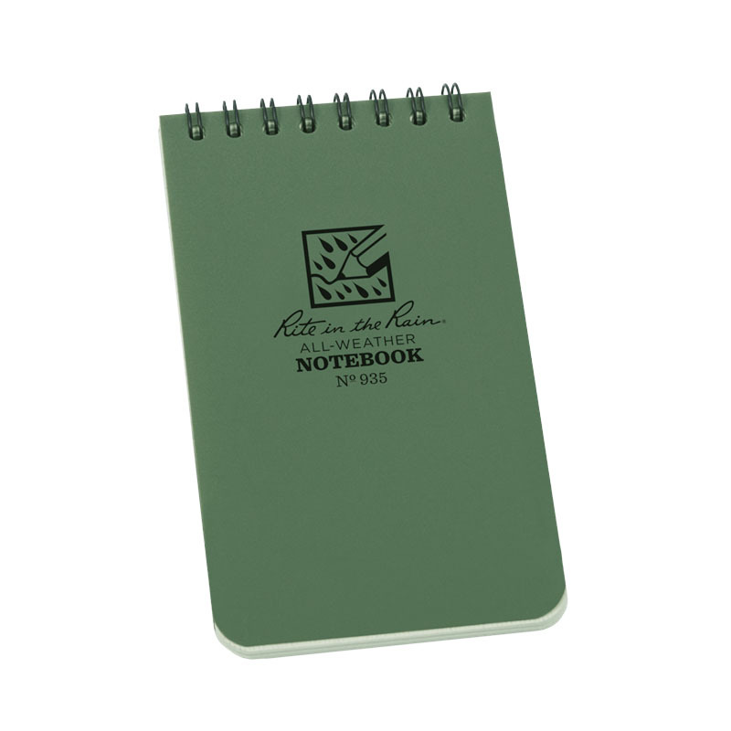 Outdoor Notebook 3x5 - Green