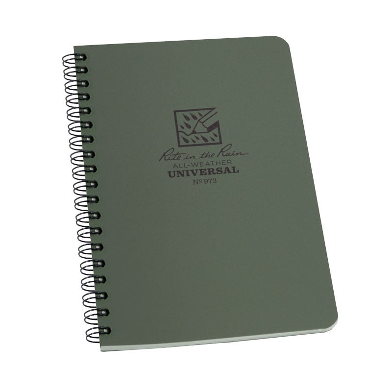 Spiral Notebook Universal 4 5/8 x 7 - Green