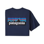 Patagonia P6 Logo Responsibili T Short Sleeve - Men`s: CLASSICNAVY/CNY