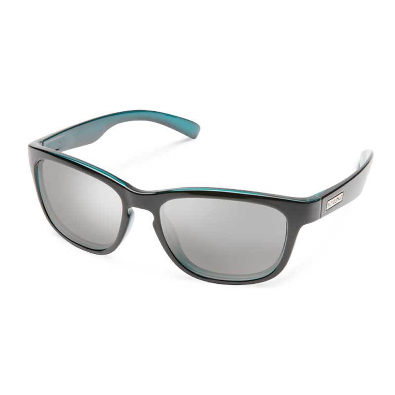 Suncloud Cinco Sunglasses - Aqua Backpaint/Polarized Silver Mirror