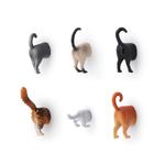 Magnets Cat Butts Set of 6: ONECOLOR