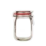 Mason Jar Reusable Medium Zipper Bag - Set 3: ONECOLOR