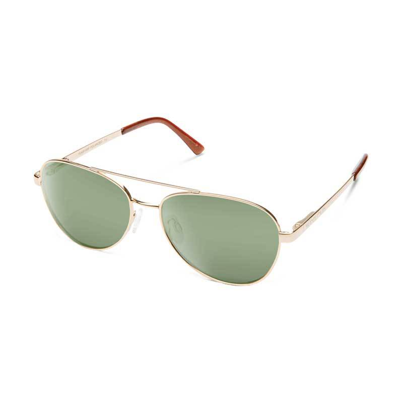 Suncloud Callsign Sunglasses - Gold/Polarized Grey Green