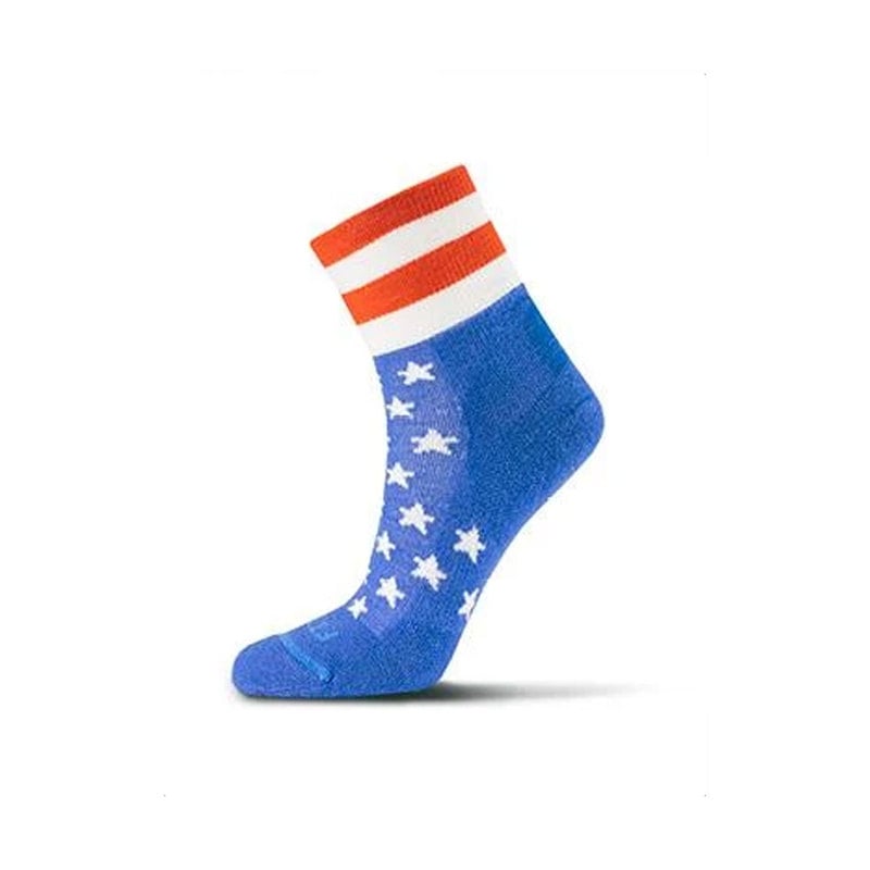 Fits Performance Trail Quarter Sock Stars and Stripes - Unisex