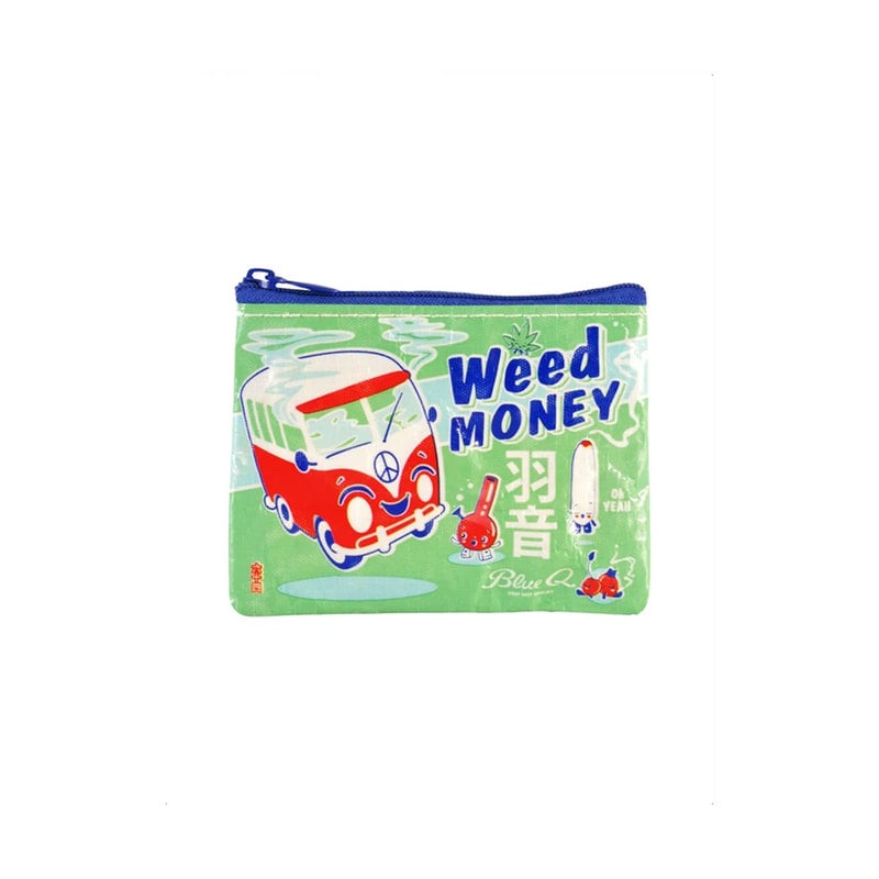 Blue Q Coin Purse - Weed Money