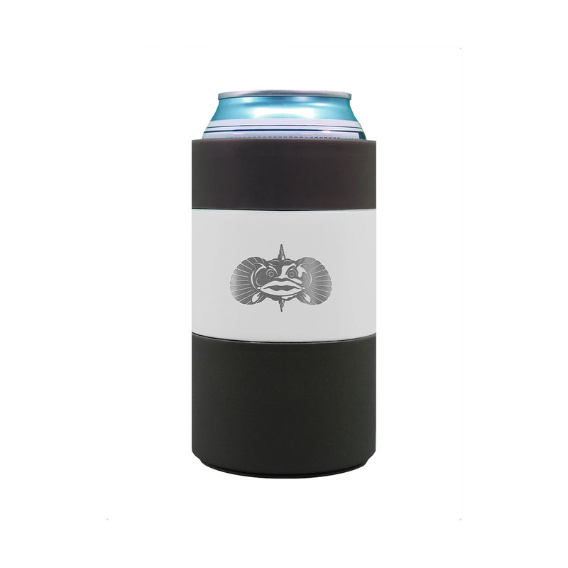 Toadfish Non-tipping Can Cooler - White