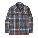 Patagonia Fjord Flannel Organic Midweight Shirt Long Sleeve - Men`s: FORPLUMEGRY/FORG