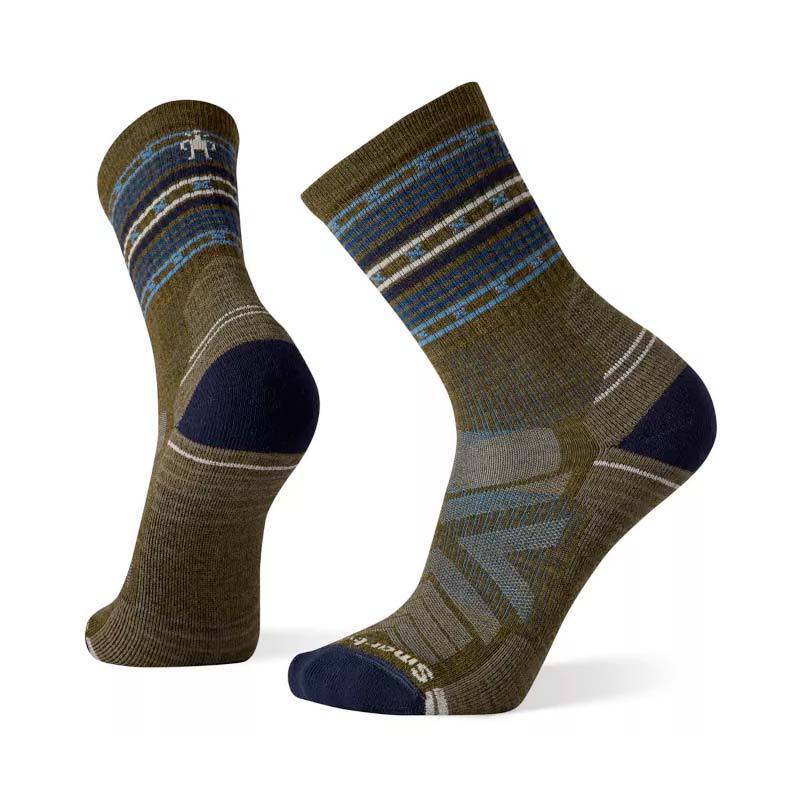 Smartwool Performance Hike Light Cushion Spiked Stripe Crew - Men`s