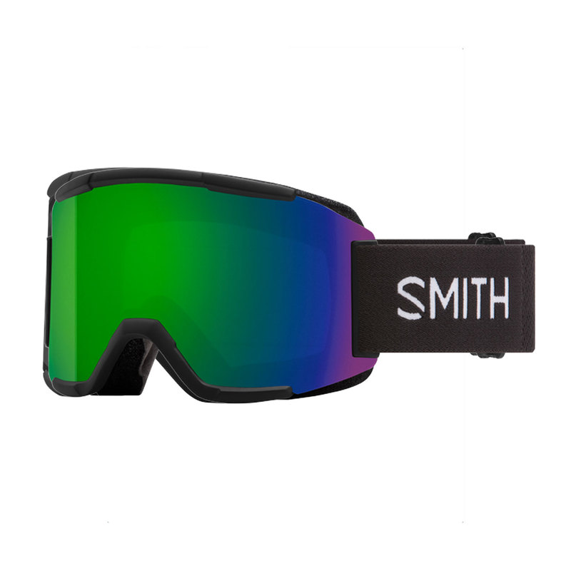 Smith Squad Goggle - Black/ChromaPop Sun Green Mirror