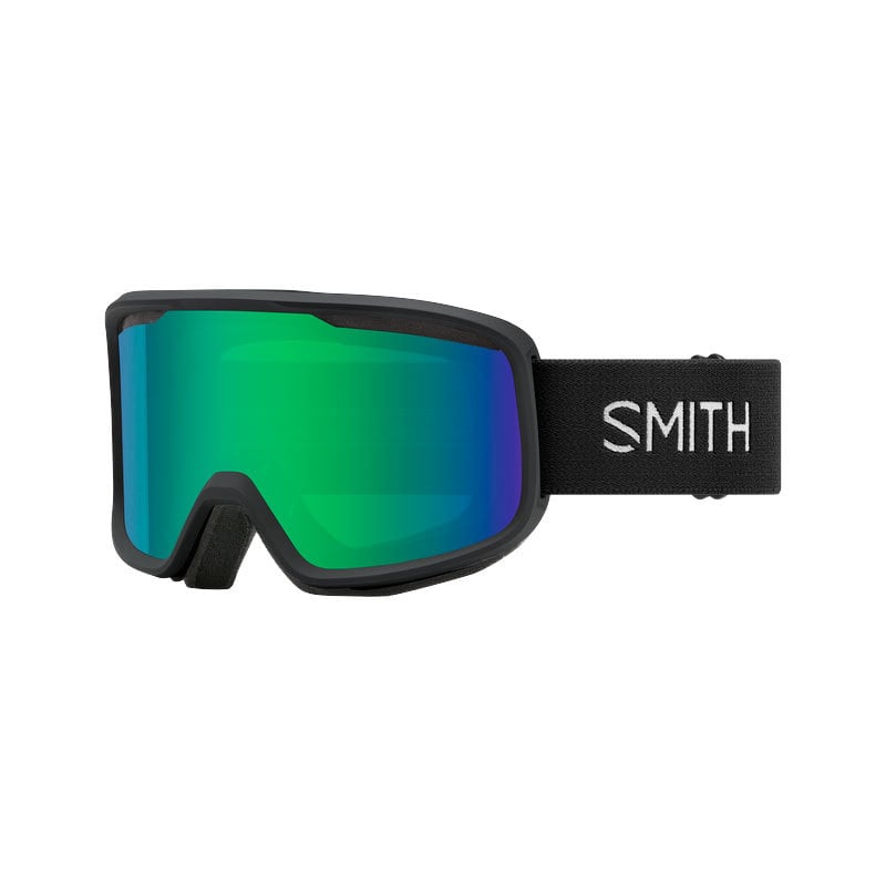 Smith Frontier Goggles - Black/Green Sol-X Mirror