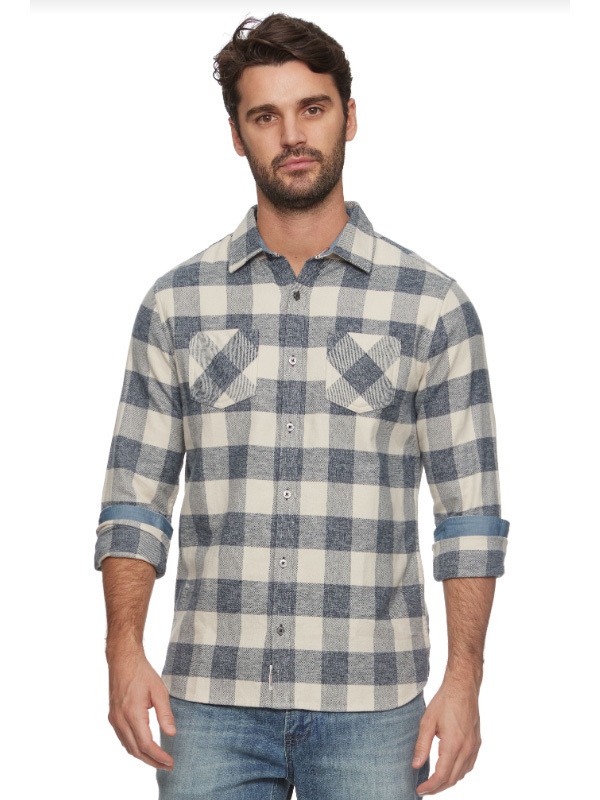 Flag And Anthem Harrells Double Pocket Long Sleeve Shirt - Men`s